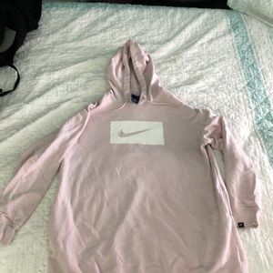 Light Pink Nike sweatshirt dress